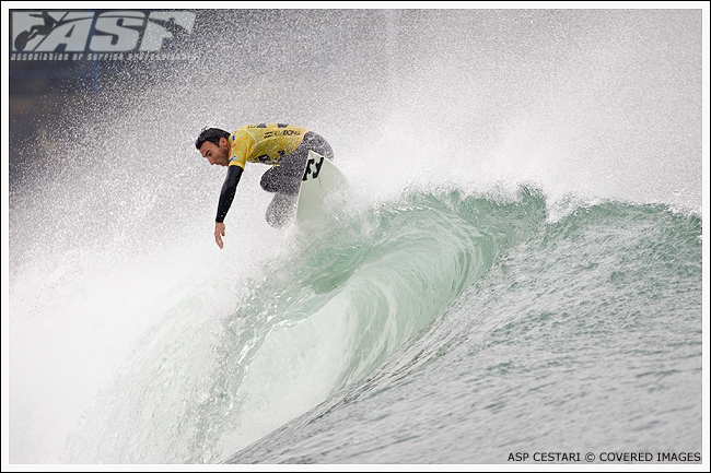 Joel Parkinson Billabong Pro Mundaka Runner Up. Credit ASP Tostee